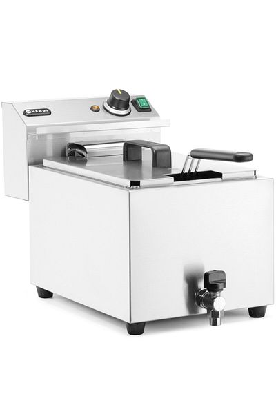 HENDI Friteuză electrică reglabilă cu robinet de scurgere 400 V 66000 W 10 l - 209424
