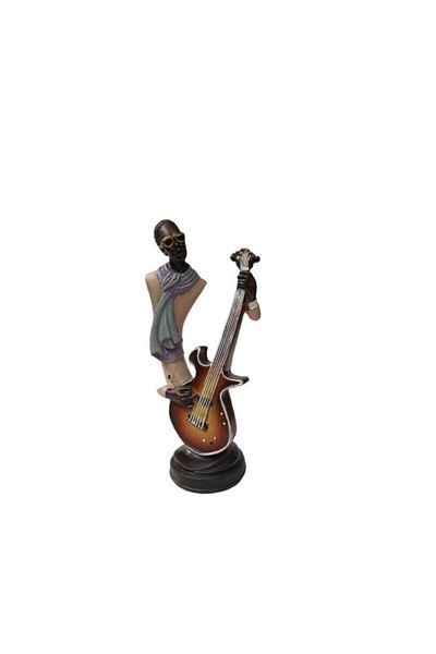 OEM Statueta muzicant Jazz, 20x10x5.5 cm, multicolor, M1
