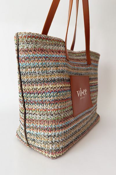 voce studios Straw Bag - Colorful