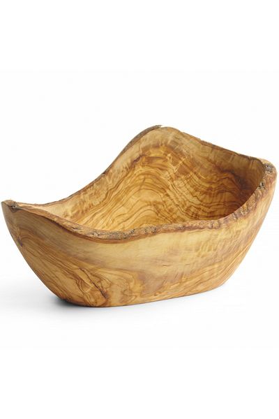 HENDI Miska dekoracyjna ozdobna z drewna oliwnego 300 x 190 x 110 mm