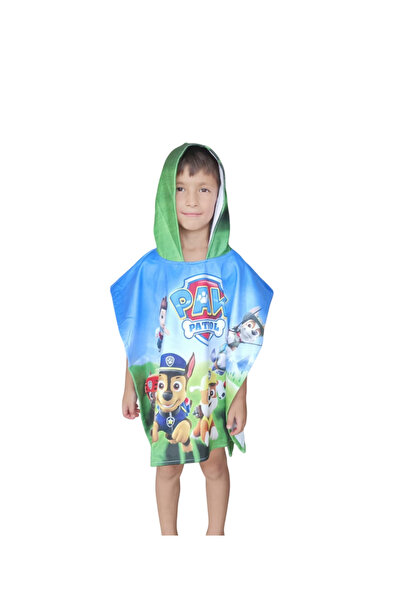 KIZILELMADA Colorful Boy's Poncho – Beach and Bath Towel |   Hooded & Quick Dry