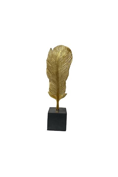 OEM Statueta pana din rasina, 23.5x7.5x5.5 auriu