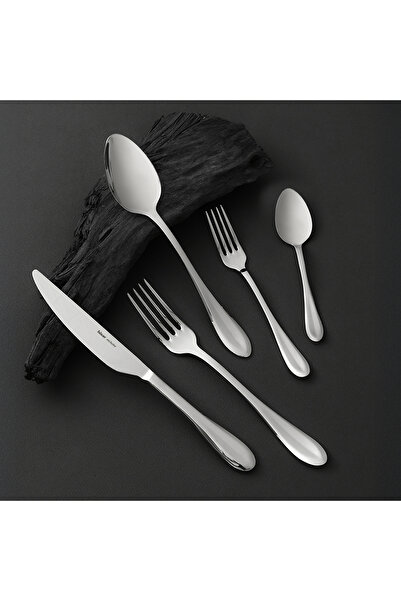 Hisar Toscana 42 Piece Fork Spoon Knife Set - Inox