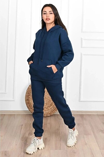 DAXİS Sportwear Company Pantaloni din cauciuc cu glugă pentru femei Trening D...