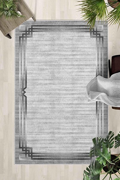 Monnhein Covor lavabil cu bază anti-alunecare – Covor modern cu imprimare dig...