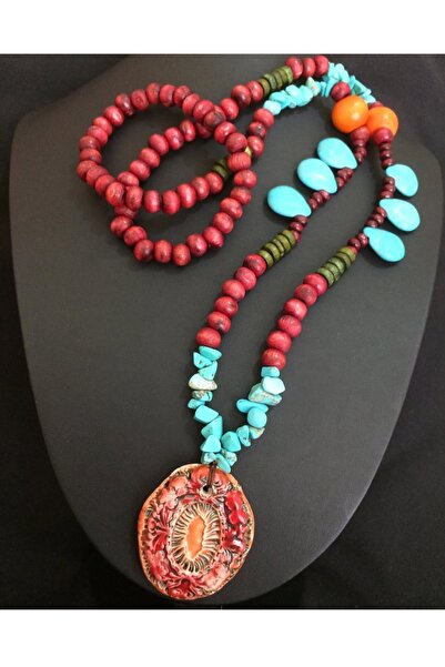 Birtakı'm Şeyler Özel tasarım sadece 1 adettir.Turkuaz taşlı otantik seramik ...