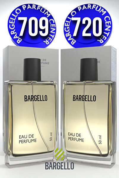 Bargello 709 Erkek 50 ml Parfüm Edp Oriental + 720 Woody Erkek Parfüm 50 Ml EDP