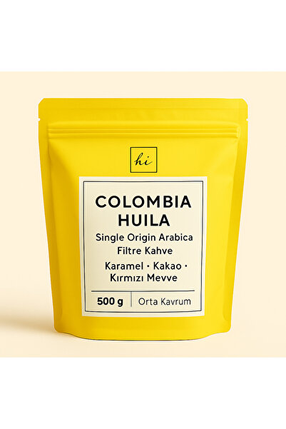 Hi Coffe Roastery هاي كوفي كولومبيا هويلا قهوة أرابيكا أحادية المنشأ 500 جرام...