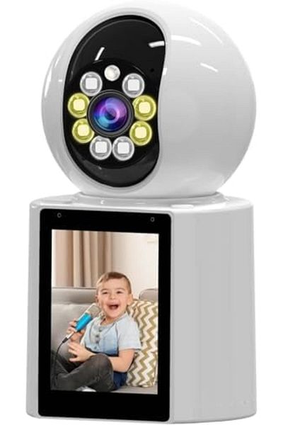 Generic MUNTAQI 4K WiFi Home Security Camera – Indoor Baby Monitor Pet Camera with Night Vision, Motion De