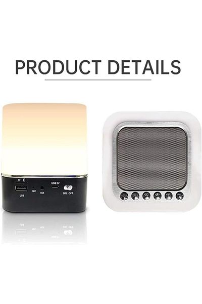 Shopi Quran Cube Digital Speaker, 8GB Storage, Bluetooth FM, Night Light, Touch Control, Islamic Gift