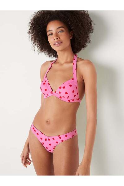 PINK Önü V Derin Bacak Kesim Bikini Altı