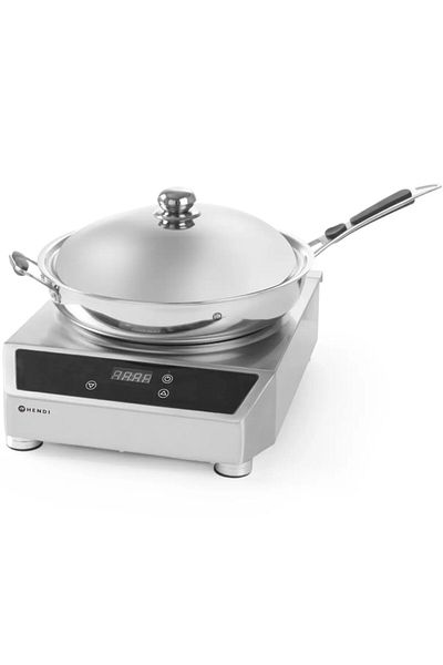HENDI Wok indukcyjny 3500W z patelnią indukcyjną Profi Line - 239681