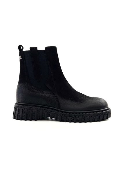 Venüs 2452605K Women's Genuine Leather Thick Sole Nubuck Chelsea Boots