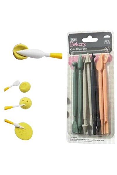 Pastaland مجموعة مارزيبان لتشكيل عجينة السكر 8 قطع