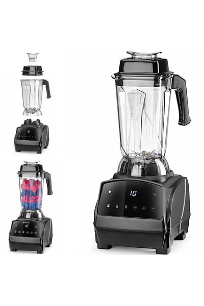 HENDI Blender barman, electronic, 3 viteze, cronometru, 2,5 l, 1680 W