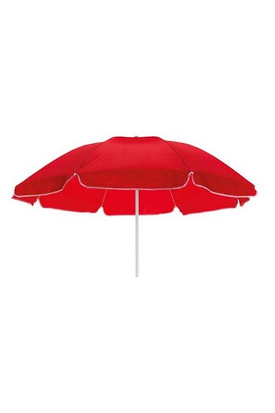 inspiration Sunflower Beach Umbrella, Red, Ø145 cm, 2 Pieces, Matching Bag