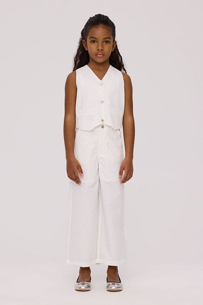 Tyess Girl White Trousers