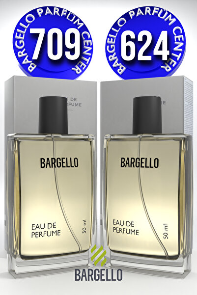 Bargello 709 Erkek 50 ml Parfüm Edp Oriental + 624 Woody Erkek Parfüm 50 Ml EDP