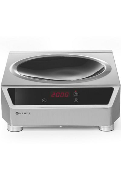HENDI Wok indukcyjny 3500W z patelnią indukcyjną Profi Line - 239681