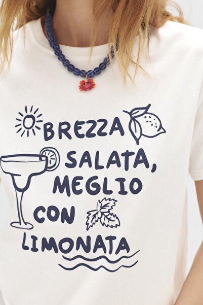 Pull & Bear Cocktail glass T-shirt