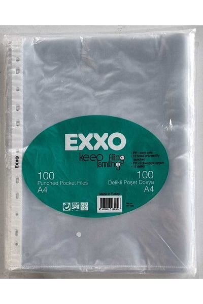Exxo A4 100 Hole Pouch File