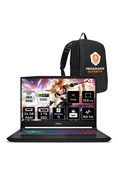 MSI Katana 15 HX i9-14900HX 24GB 2TB SSD RTX5060/8GB 15.6" 2K QHD 165Hz W11H ...