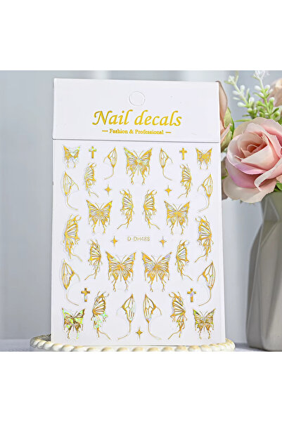 Belora 3D αυτοκόλλητα νυχιών "Αστέρια"