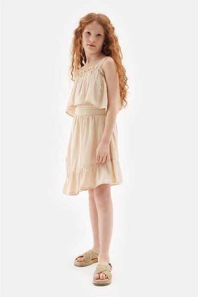 Tyess Girl Beige Skirt