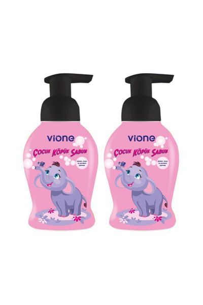 vione 2 Pieces of Girl's Foam Soap 250 ml