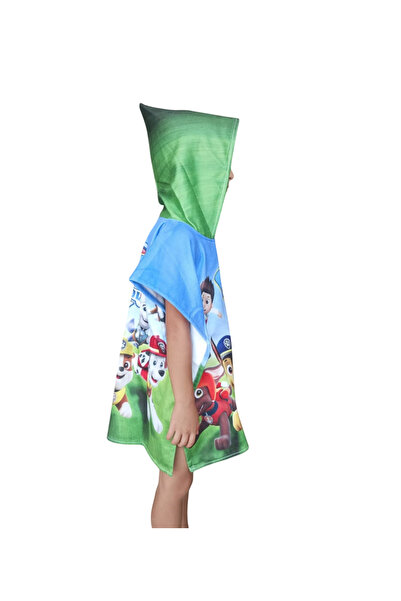 KIZILELMADA Colorful Boy's Poncho – Beach and Bath Towel |   Hooded & Quick Dry