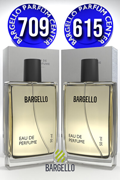 Bargello 709 Erkek 50 ml Parfüm Edp Oriental + 615 Woody Erkek Parfüm 50 Ml EDP