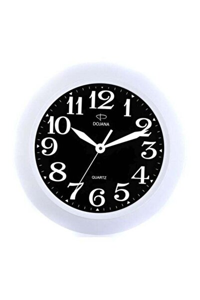 dojana Round Analog Wall Clock Black/White