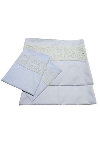 ARIALE Lenjerie de pat Dulce Visare Ariale, pentru 2 persoane, 4 piese, bumbac ranforce, Alb