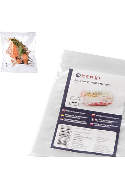 HENDI Worki do pakowarki próżniowej 200x300mm 100szt. - 970614