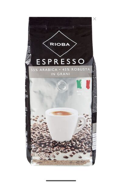 Rioba ESPRESSO ÇEKİRDEK %55 ARABICA %45 ROBUSTA