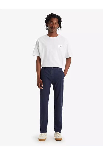 Levi's Men's Xx Slim Navy Blue Chino Trousers 85227-0047