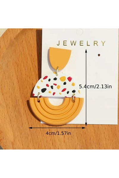 Purple Adv Design Earrings