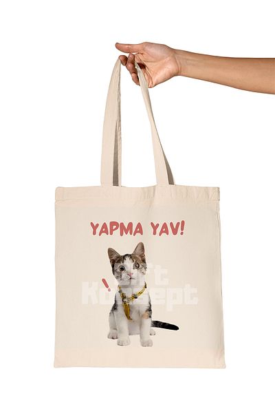 giftkonsept Making Yav Printed Gift Organic Raw Cloth Bag