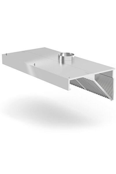 HENDI Hotă de perete înclinată cu filtre labirintice și iluminare LED 100x70x...
