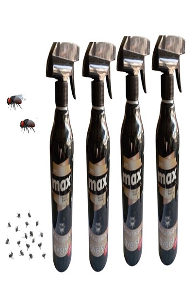 Toprak kimyasal Kara Sinek Avcısı Avcı Max 500ml X 4 ADET ( YENİ ÜRETİM !! - ...