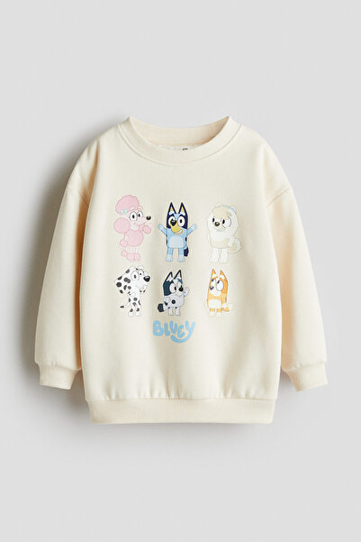 H&M Baskılı Sweatshirt