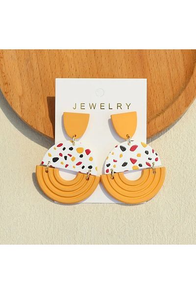 Purple Adv Design Earrings