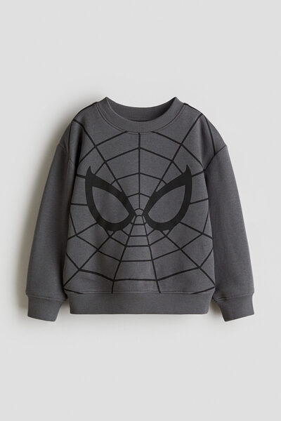 H&M Baskılı Sweatshirt