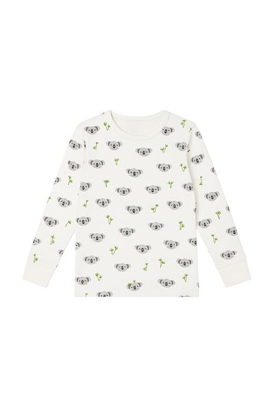 Katia&Bony Boy's Koala Patterned Pajama Set Ecru