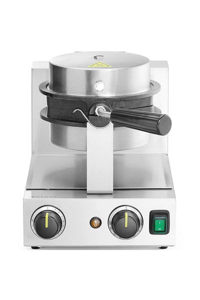 HENDI Aparat rotativ de gofre pentru gofre cu bule, diametru 170 mm, 1500 W