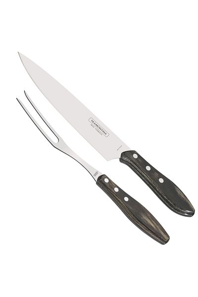 HENDI Zestaw sztućców do mięs steków nierdzewne Churrasco ZESTAW 2 el.