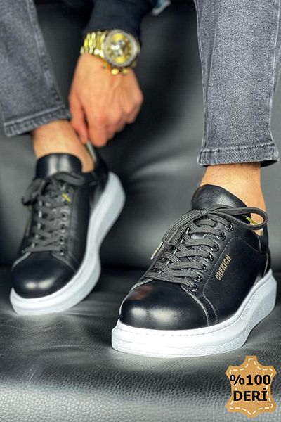 Chekich CH257 DBT Estrella Leather Men's Shoes BLACK
