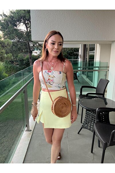 X-Young Μπλούζα με λουλουδάτο σχέδιο με λεπτομέρεια με κορδόνια NATURAL