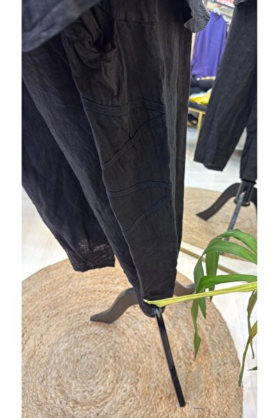 Lino Puro 100% Linen Suit Black