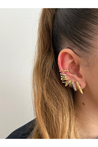 Vi store Çelik Çoklu Görünüm Küpe